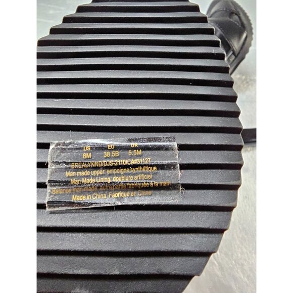 DKNY Open Toe Stiletto Zip Buckle Slip On Mules-Black-SZ 8M - Picture 8 of 8